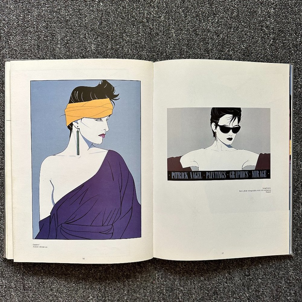 NAGEL The Art of Patrick Nagel Coffee Table Book
